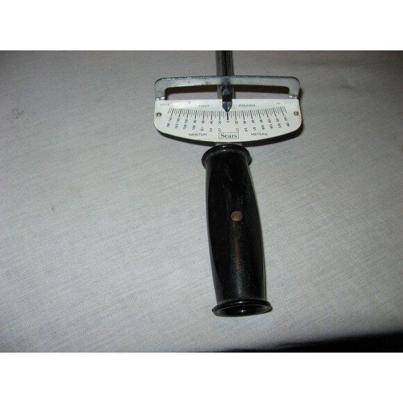 Vintage SEARS 44649 torque wrench 0-150 FT LB chrome plated 1/2" DRIVE - Picture 2 of 6